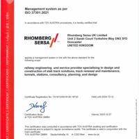 ISO 37301 CM Compliance Management Rhomberg Sersa UK Limited