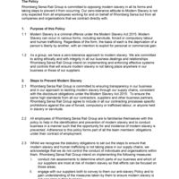 Modern Slavery Statement