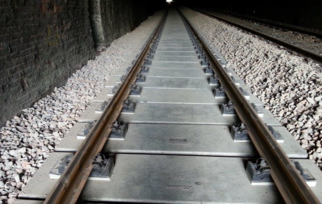 Ballastless (Slab) Track Systems - IVES - Rhomberg Sersa Rail Group | UK